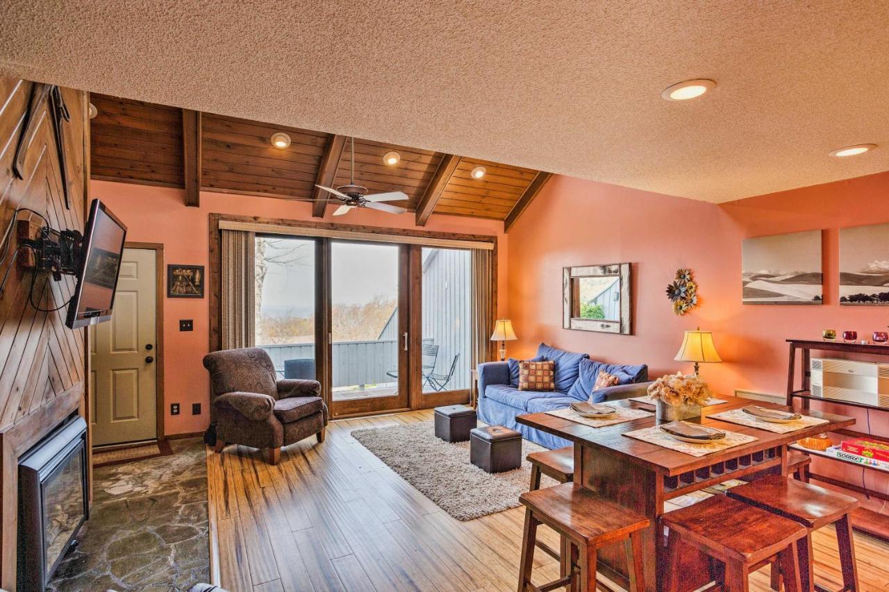Pet-Friendly Beech Mountain Condo Steps To Slopes Exterior photo